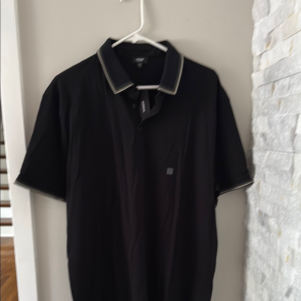 Express Black Polo Shirt with Classic Fit